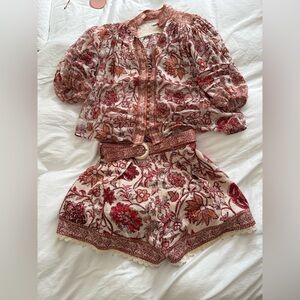 Zimmermann Top & Shorts